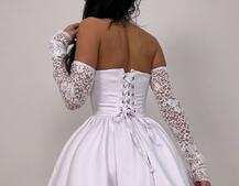 Комплект: мереживний корсет бюстьє + корсетна спідниця | PUSHKA SHOP