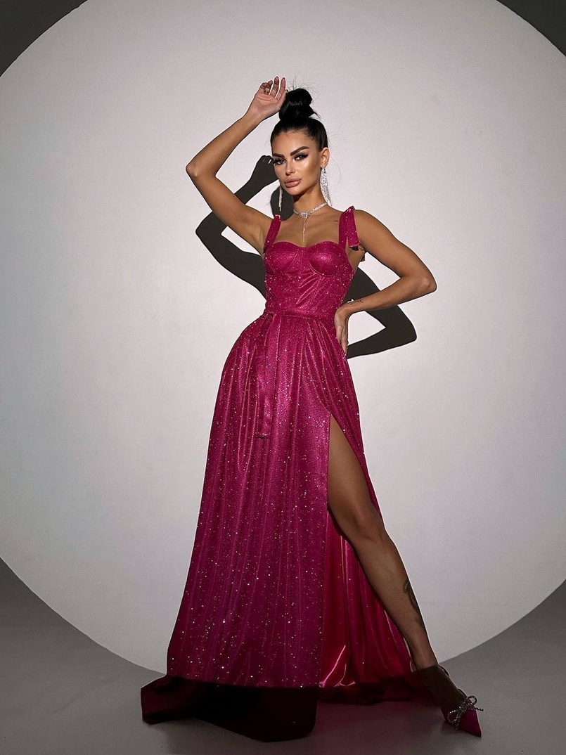 ✨Блискуча сукня максі з чашечками ✨ | PUSHKA SHOP