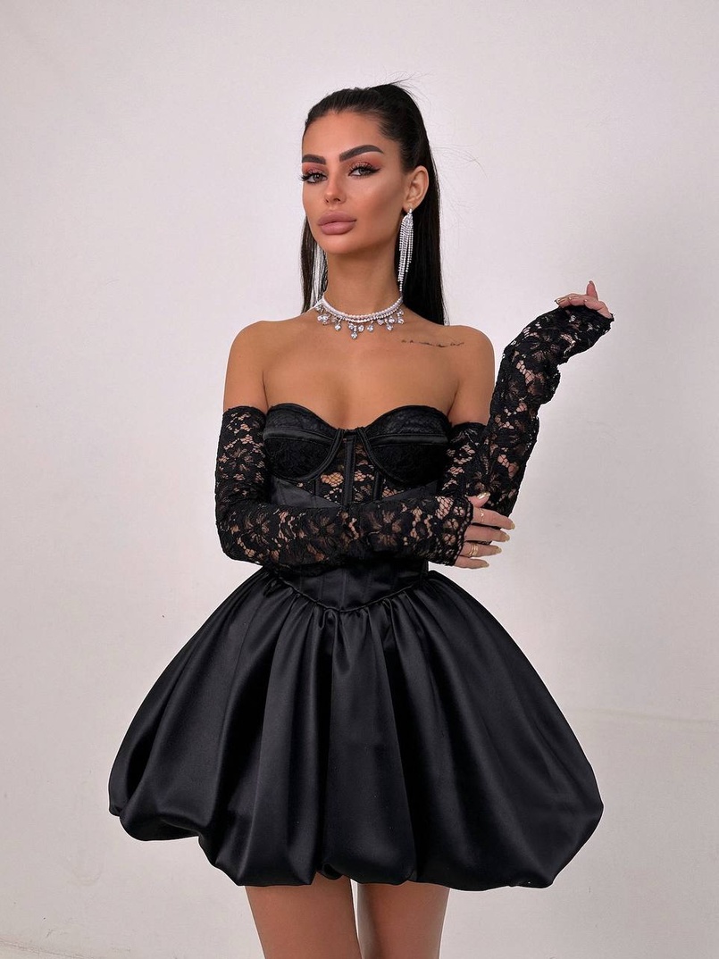 Комплект: мереживний корсет бюстьє + корсетна спідниця Комплект: мереживний корсет бюстьє + корсетна спідниця | PUSHKA SHOP