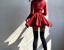 Приталена блискуча сукня з корсетною вставкою та пишною спідницею-сонцем | PUSHKA SHOP