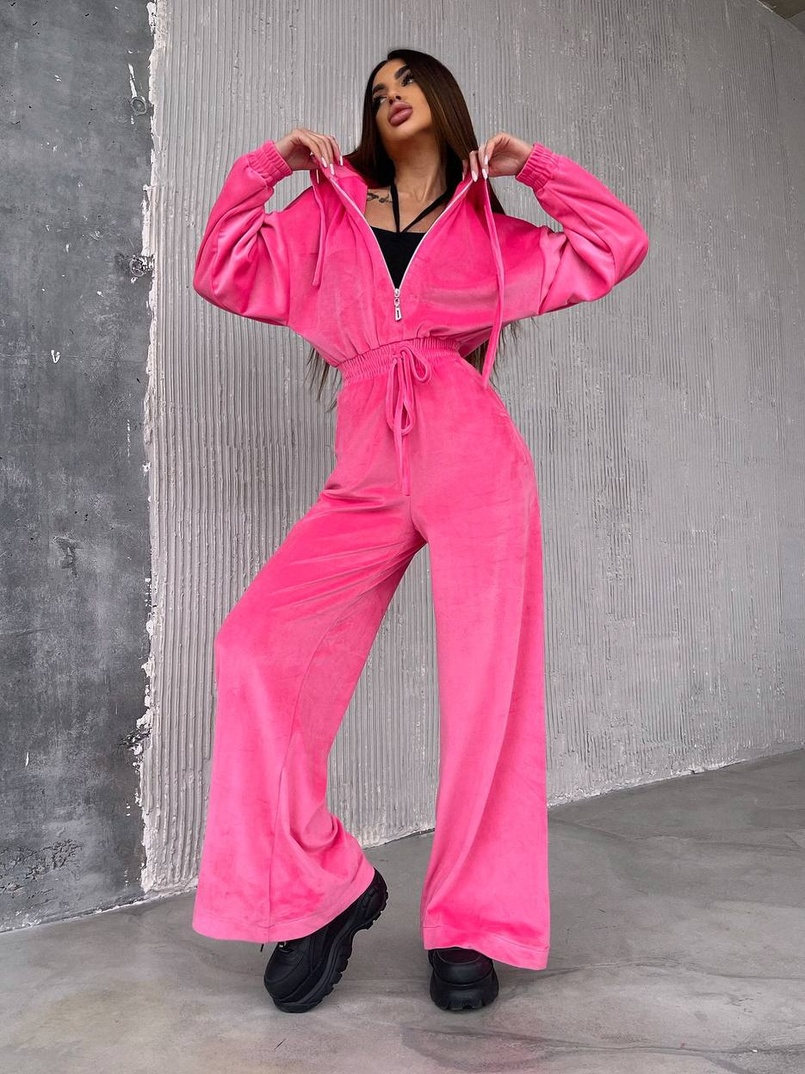 Велюровий комбінезон  Велюровий комбінезон  | PUSHKA SHOP