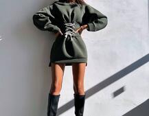 Тепле затишне худі over-size на флісі + корсет на шнурівці Можна носити з корсетом та без Тепле затишне худі over-size на флісі + корсет на шнурівці Можна носити з корсетом та без | PUSHKA SHOP