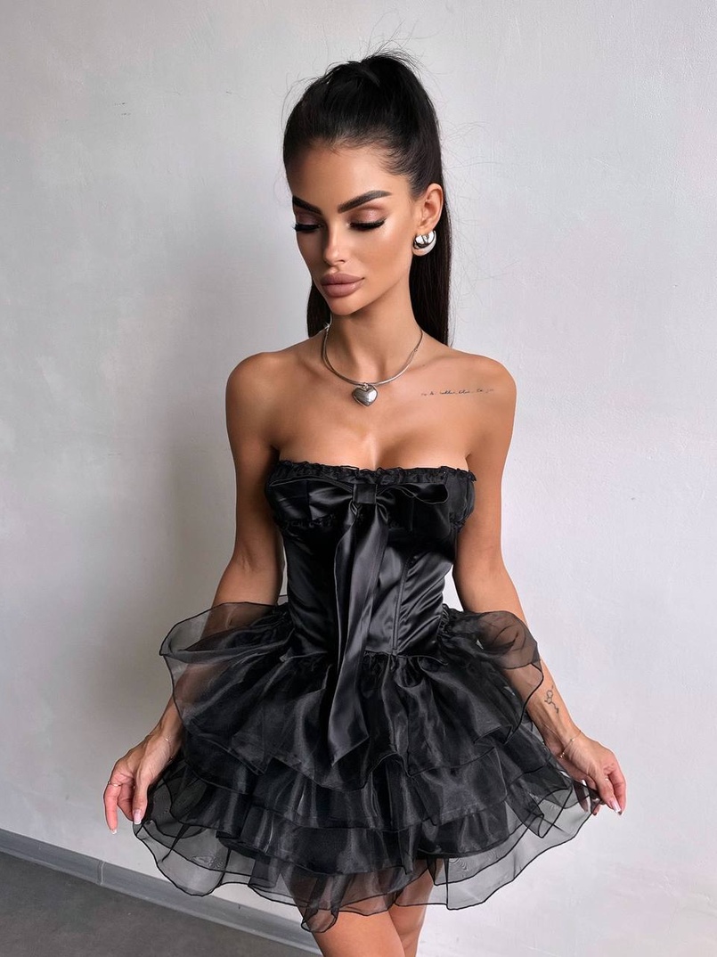 Комплект: корсет + пишна спідниця міні  Комплект: корсет + пишна спідниця міні  | PUSHKA SHOP