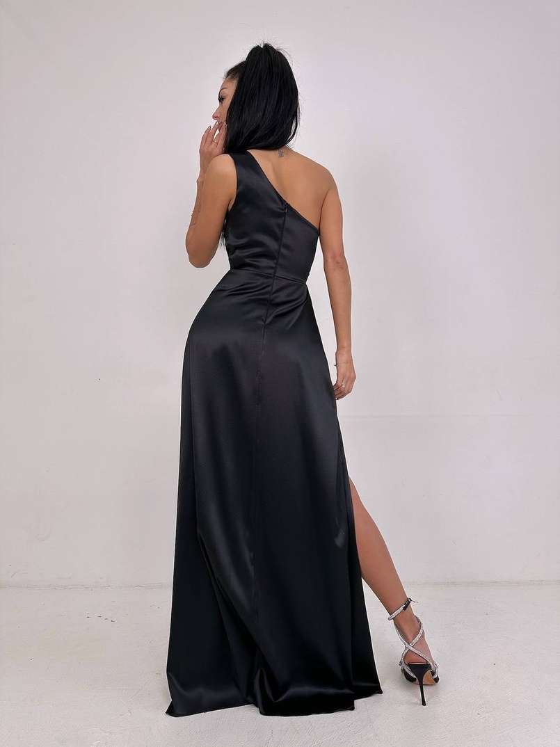 Атласна сукня максі  | PUSHKA SHOP