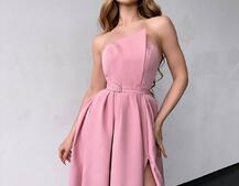 Сукня максі  з розрізом на спідниці  Сукня максі  з розрізом на спідниці  | PUSHKA SHOP