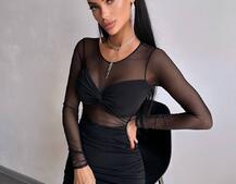 Сукня з драпіруванням  Сукня з драпіруванням  | PUSHKA SHOP