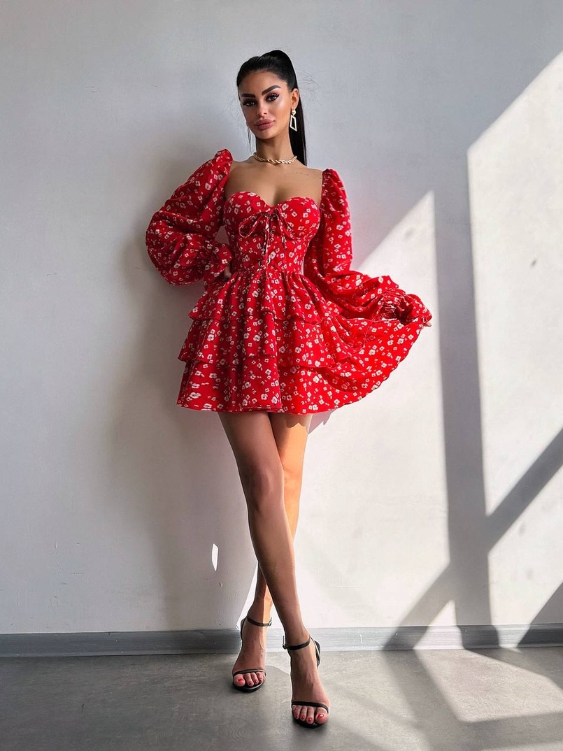 Корсетна сукня -бюстьє з пишною спідницею  Корсетна сукня -бюстьє з пишною спідницею  | PUSHKA SHOP