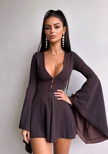 Ромпер з розкльошеними рукавами  Ромпер з розкльошеними рукавами  | PUSHKA SHOP