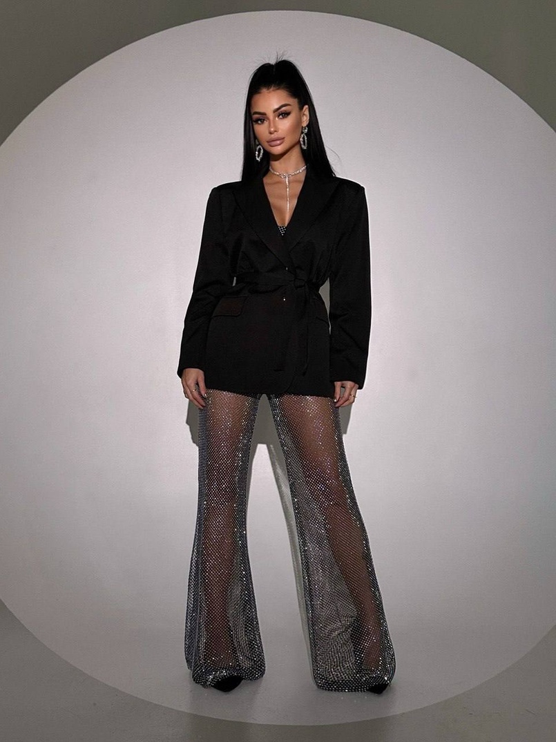 Комплект: штани + топ + піджак Комплект: штани + топ + піджак | PUSHKA SHOP