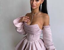Комплект : корсет з рукавами  + спідниця балон  | PUSHKA SHOP