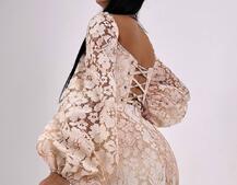 Мереживний комплект: корсет + спідниця міні Мереживний комплект: корсет + спідниця міні | PUSHKA SHOP