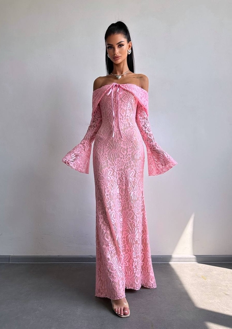 Мереживна сукня максі   Мереживна сукня максі   | PUSHKA SHOP