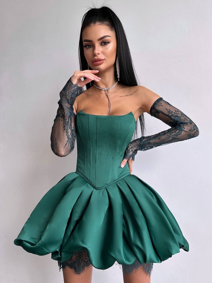 Комплект: корсет з рукавичками + спідниця  | PUSHKA SHOP