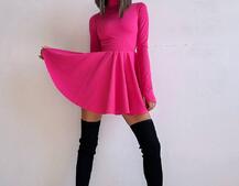 Сукня міні зі спідницею-сонцем  Сукня міні зі спідницею-сонцем  | PUSHKA SHOP