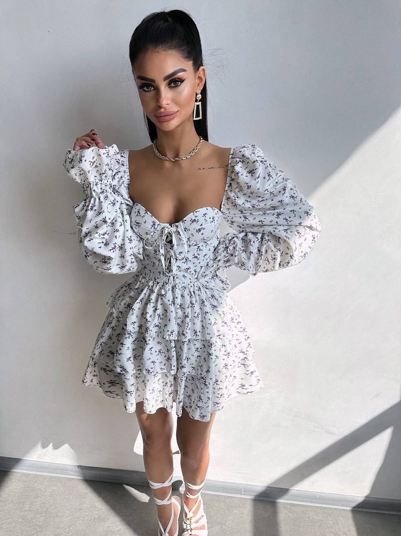 Корсетна сукня -бюстьє з пишною спідницею  Корсетна сукня -бюстьє з пишною спідницею  | PUSHKA SHOP