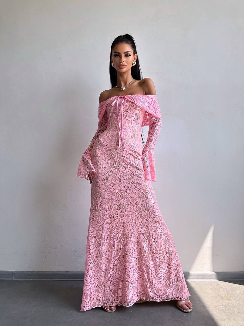 Мереживна сукня максі   | PUSHKA SHOP