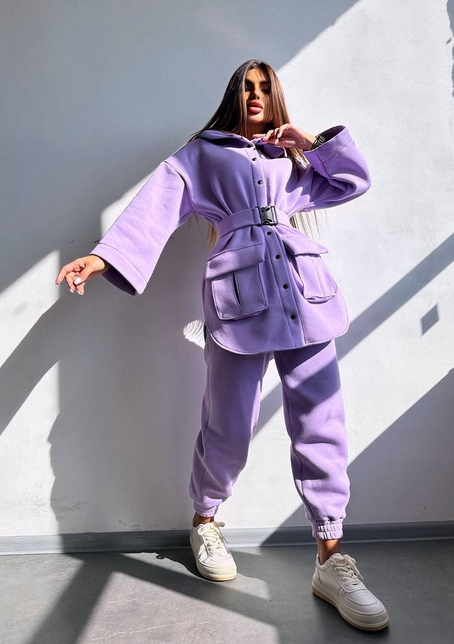 Комплект: тепла сорочка на кнопках + джоггери | PUSHKA SHOP