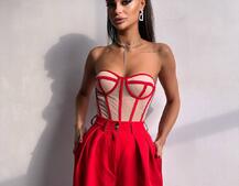 Костюм:  піджак на підкладці, штани+ корсет Костюм:  піджак на підкладці, штани+ корсет | PUSHKA SHOP