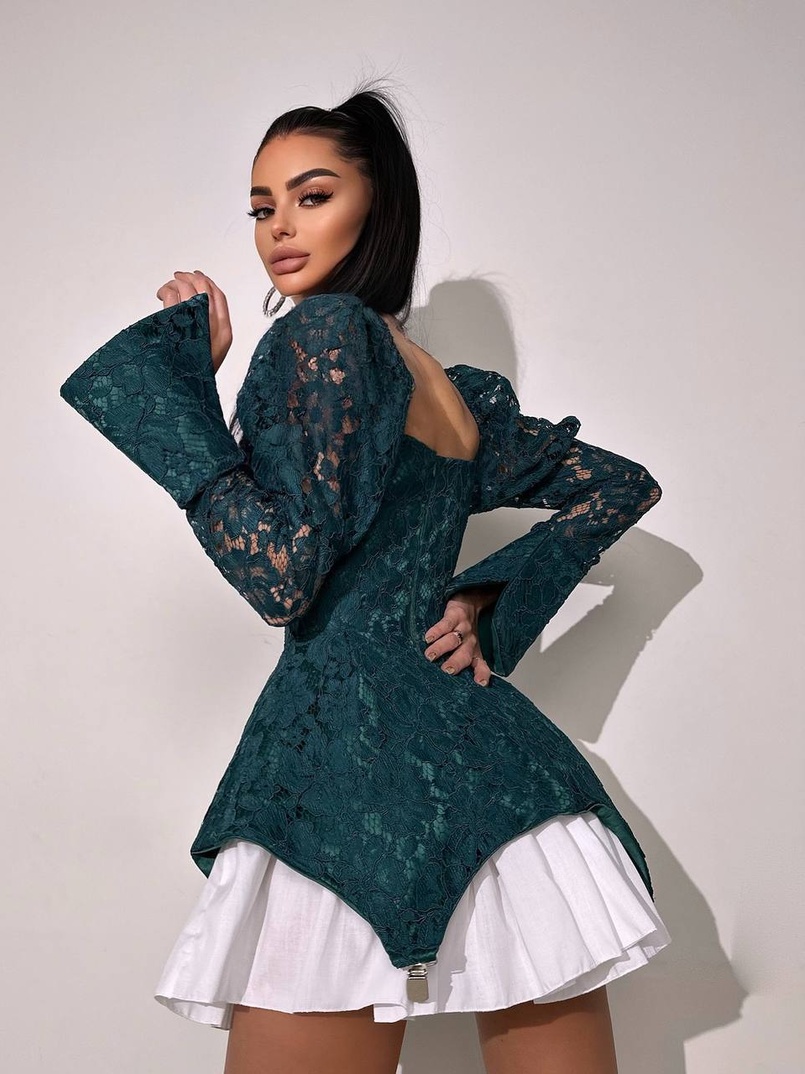 Мереживна сукня з чашечками  Мереживна сукня з чашечками  | PUSHKA SHOP