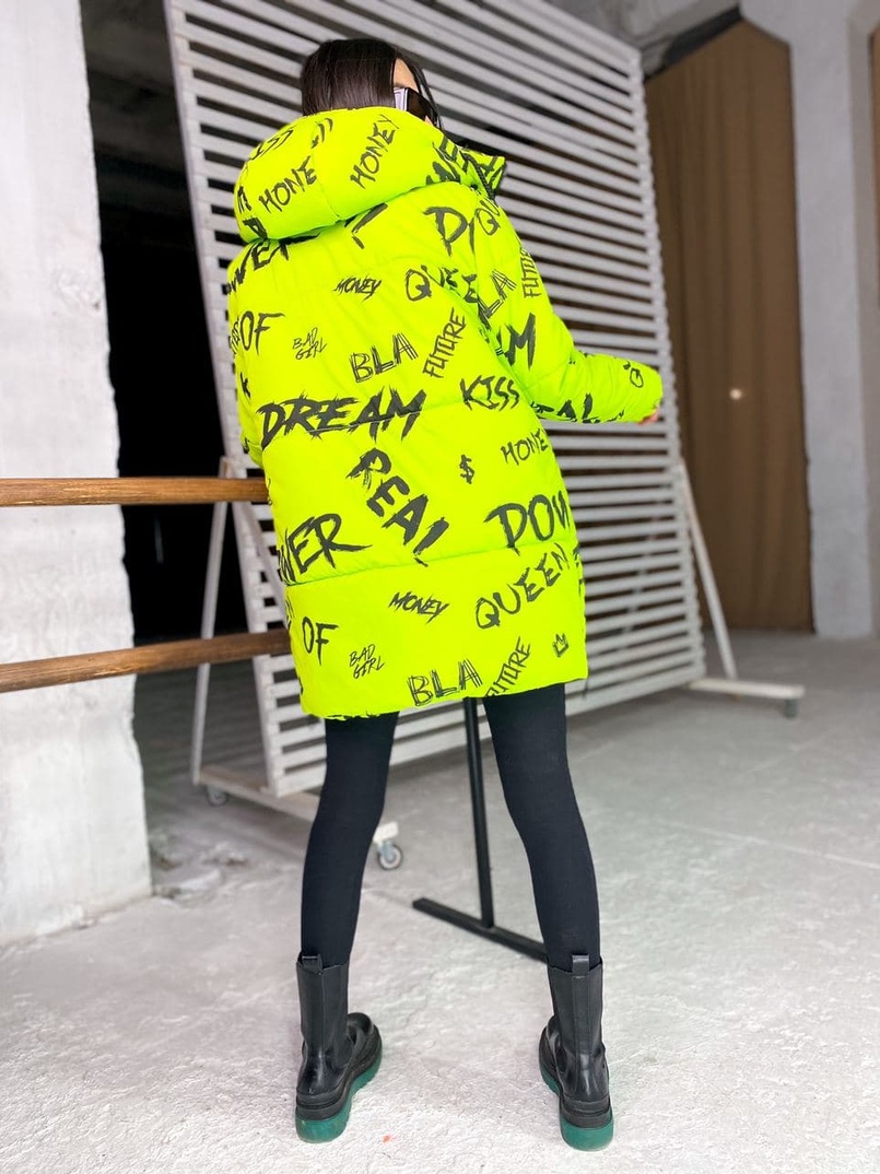 Тёплая куртка с креативным принтом❄️ Тёплая куртка с креативным принтом❄️ | PUSHKA SHOP