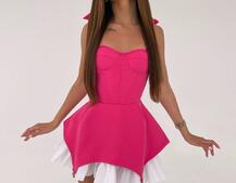 Сукня з чашечками та елементами корсету  Сукня з чашечками та елементами корсету  | PUSHKA SHOP