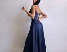 Корсетна сукня міді  | PUSHKA SHOP