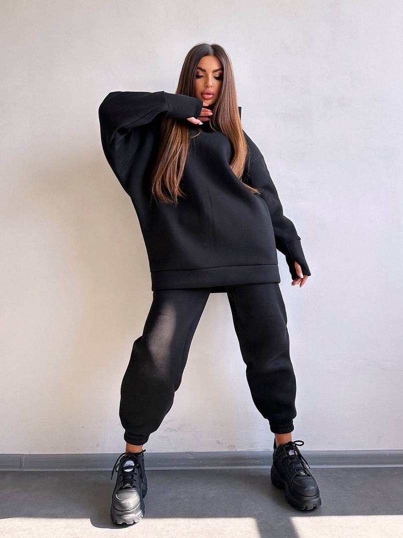 Теплий комплект: худі + спортивні штани Теплий комплект: худі + спортивні штани | PUSHKA SHOP