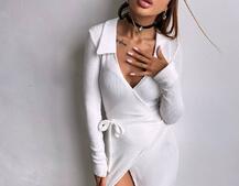 Трикотажна сукня із запахом | PUSHKA SHOP