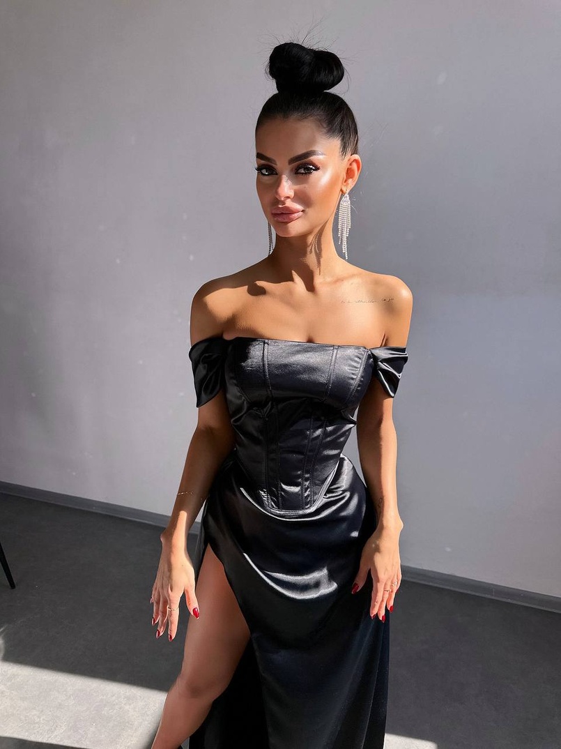 Комплект: корсет + спідниця максі з драпіруванням   Комплект: корсет + спідниця максі з драпіруванням   | PUSHKA SHOP