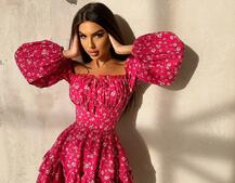 Сукня з воланами та шнурівкою  по спинці Сукня з воланами та шнурівкою  по спинці | PUSHKA SHOP