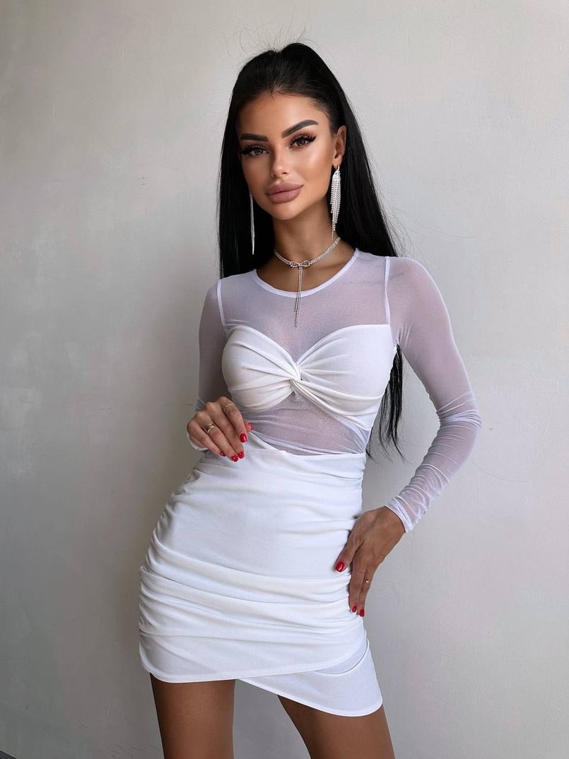 Сукня з драпіруванням  Сукня з драпіруванням  | PUSHKA SHOP