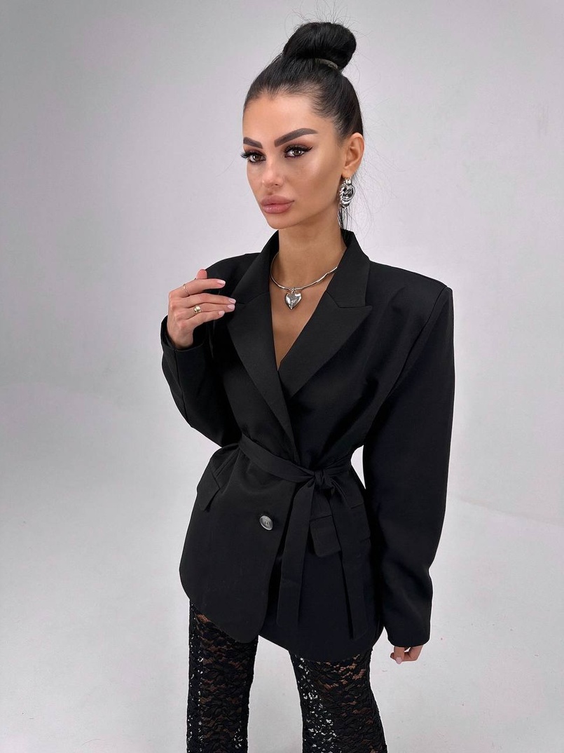 Комплект: мереживний корсет бюстьє + штани + піджак  Комплект: мереживний корсет бюстьє + штани + піджак  | PUSHKA SHOP