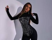 Комбінезон декорований стразами Комбінезон декорований стразами | PUSHKA SHOP