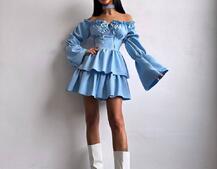 Сукня з чокером  | PUSHKA SHOP