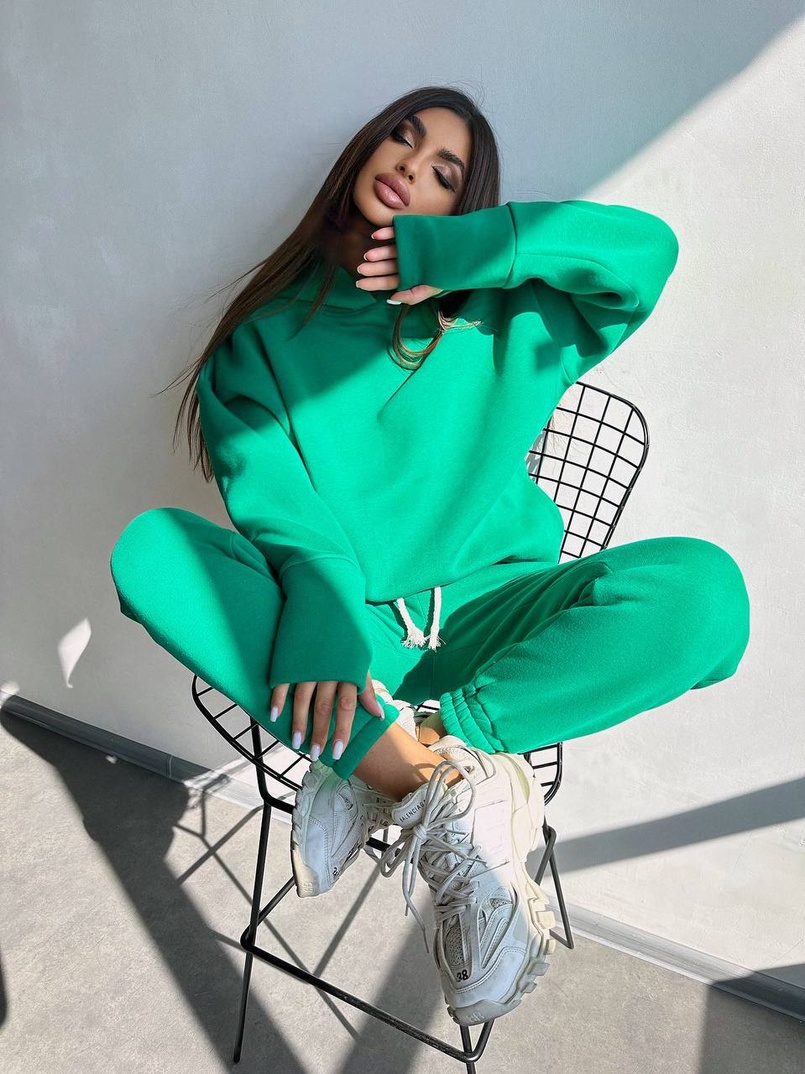 Теплий комплект: худі + спортивні штани Теплий комплект: худі + спортивні штани | PUSHKA SHOP