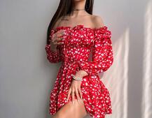 Квіткова сукня з воланами та шнуровкою по спинці Квіткова сукня з воланами та шнуровкою по спинці | PUSHKA SHOP