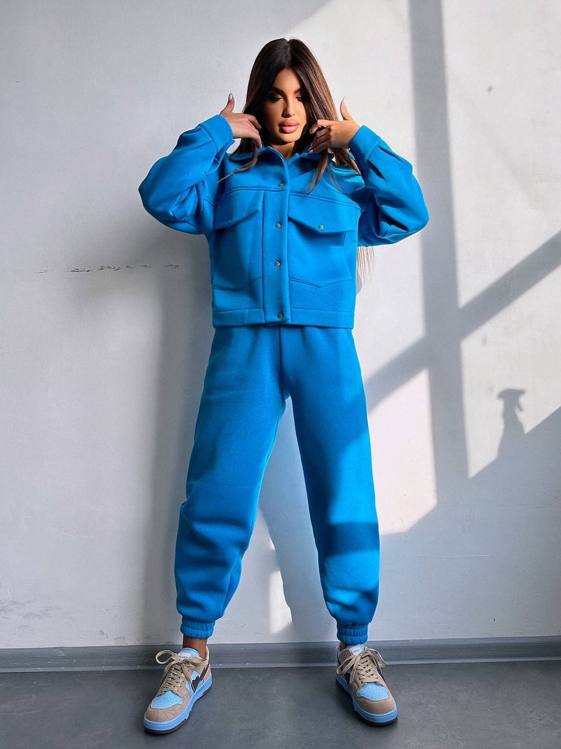 Комплект: тепла сорочка на кнопках + джоггери | PUSHKA SHOP