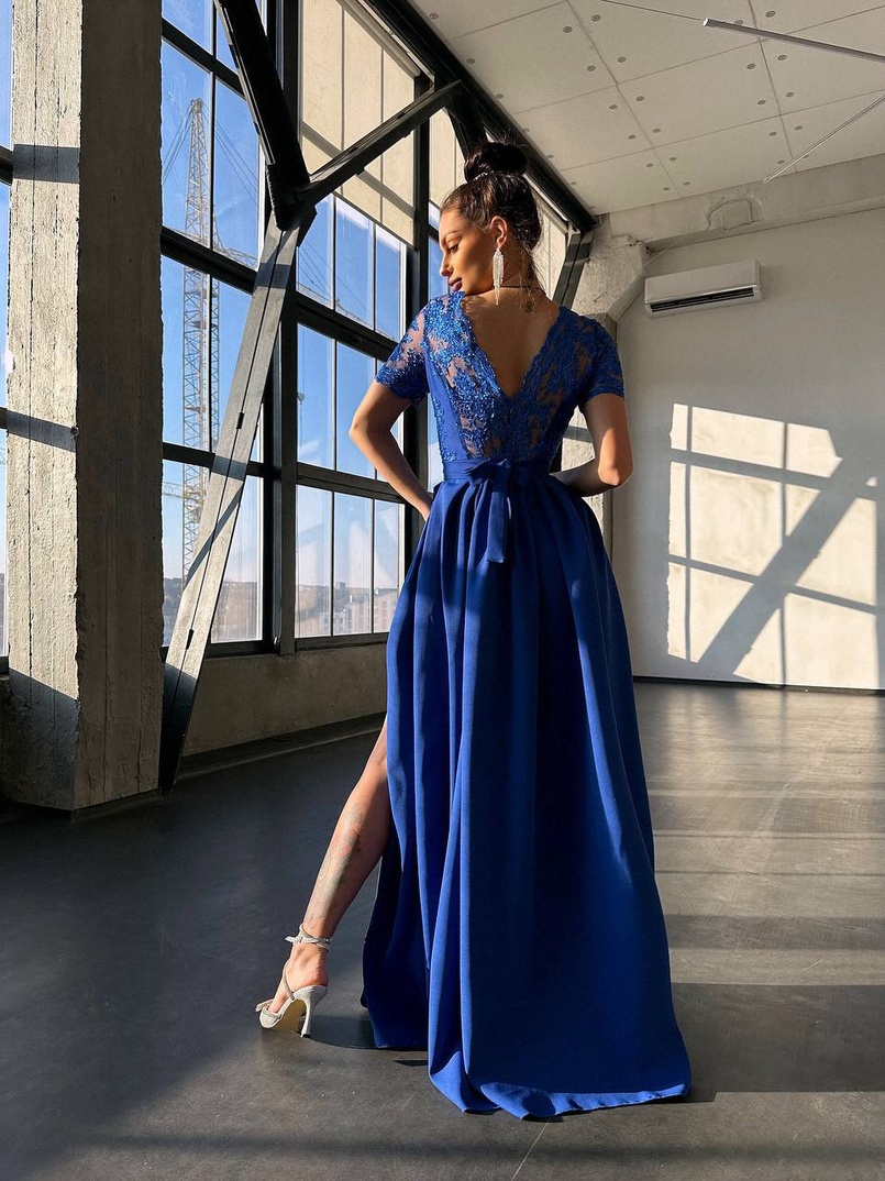 Сукня максі з мереживом  Сукня максі з мереживом  | PUSHKA SHOP