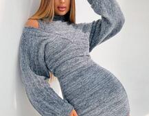 Трикотажна сукня-двійка  Трикотажна сукня-двійка  | PUSHKA SHOP