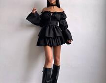 Сукня з чокером  | PUSHKA SHOP