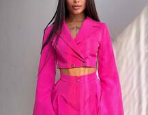 Брючный костюм с широкими штанами  | PUSHKA SHOP