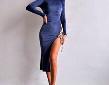 Оксамитова сукня  зі шнурівкою та підплічниками  | PUSHKA SHOP