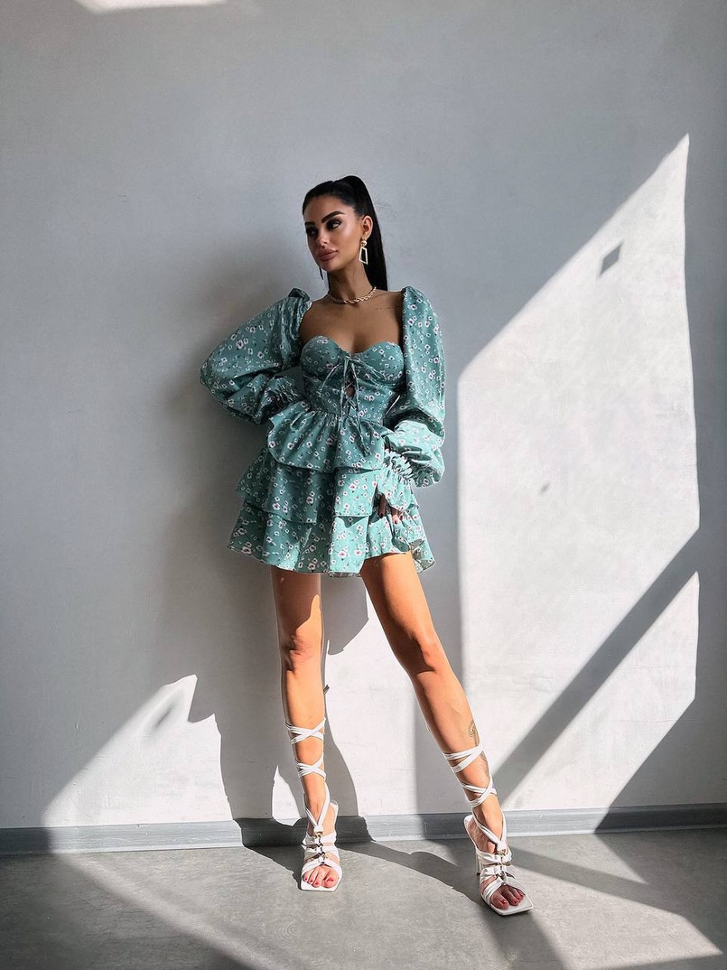 Корсетна сукня -бюстьє з пишною спідницею  Корсетна сукня -бюстьє з пишною спідницею  | PUSHKA SHOP