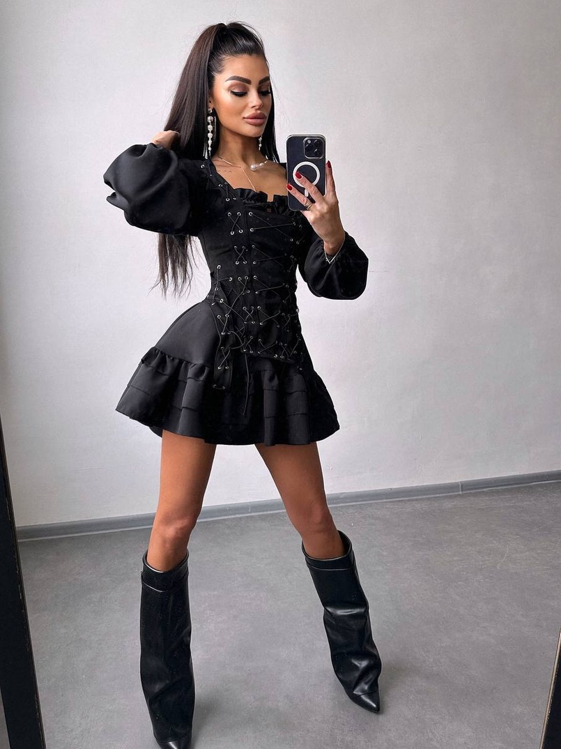 Комплект: сукня + корсет  Комплект: сукня + корсет  | PUSHKA SHOP