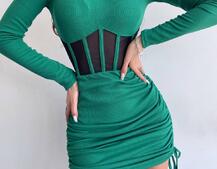 Сукня-міні  з елементами корсету  Довжину спідниці можна регулювати  Сукня-міні  з елементами корсету  Довжину спідниці можна регулювати  | PUSHKA SHOP