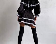 Сукня декорована мереживом Сукня декорована мереживом | PUSHKA SHOP