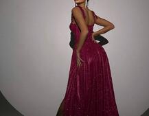 ✨Блискуча сукня максі з чашечками ✨ | PUSHKA SHOP