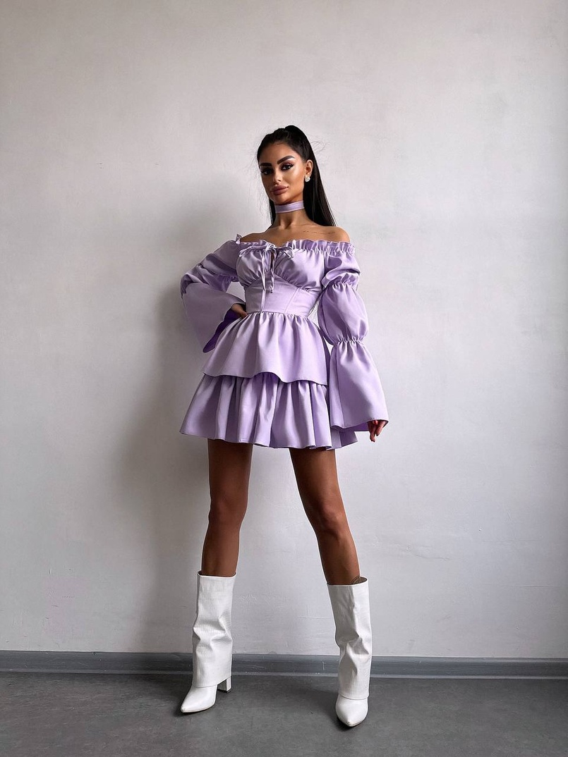 Сукня з чокером  Сукня з чокером  | PUSHKA SHOP