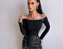 Комплект: топ + спідниця міді  Комплект: топ + спідниця міді  | PUSHKA SHOP