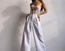 Костюм:  піджак на підкладці, штани+ корсет Костюм:  піджак на підкладці, штани+ корсет | PUSHKA SHOP